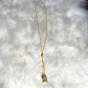 Long Gold Guess Necklace